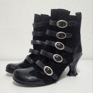 John fluevog boots vermeer baroque black boots